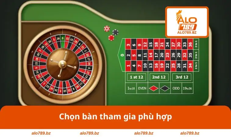 Chọn bàn tham gia phù hợp