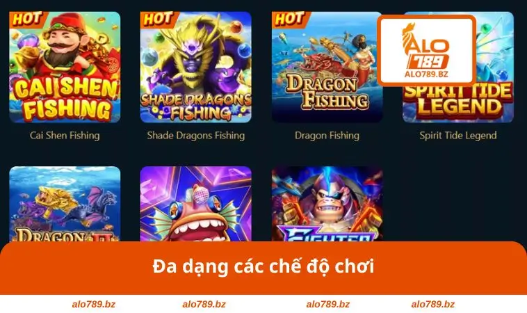 Đa dạng các chế độ chơi 
