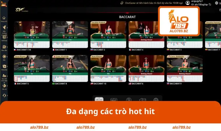 Đa dạng các trò hot hit