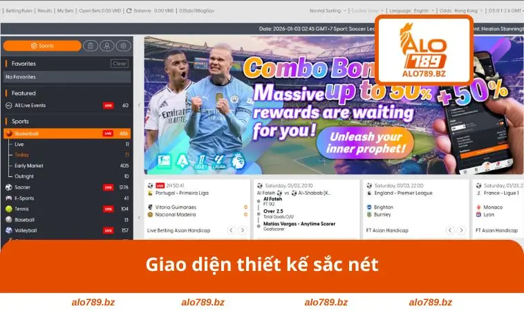 Giao diện thiết kế sắc nét