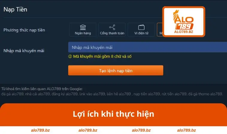 Lợi ích khi thực hiện